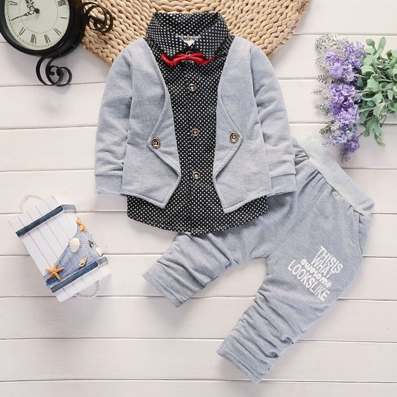Mini Trendsetter Printed Suit Set