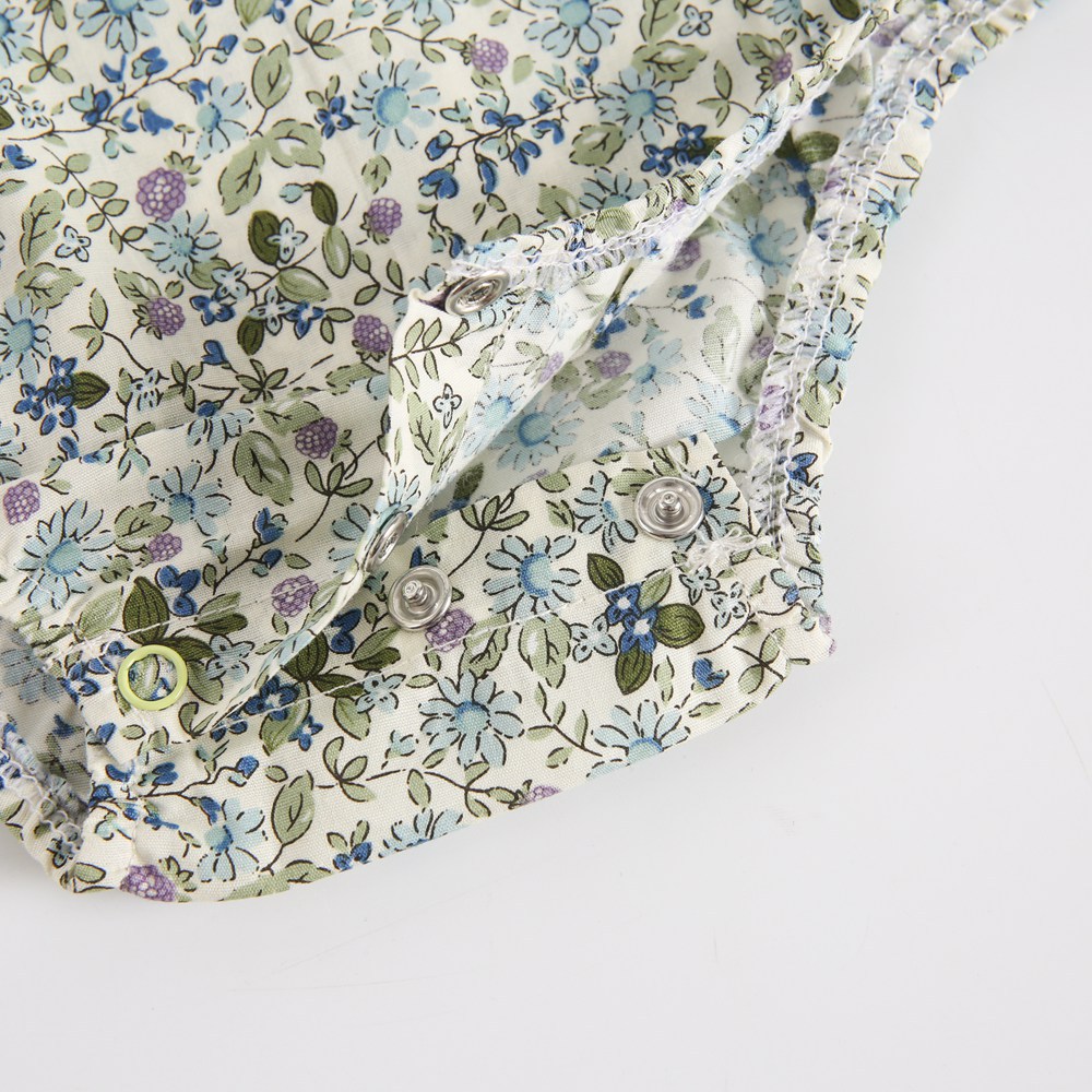 Floral Cotton Baby Romper