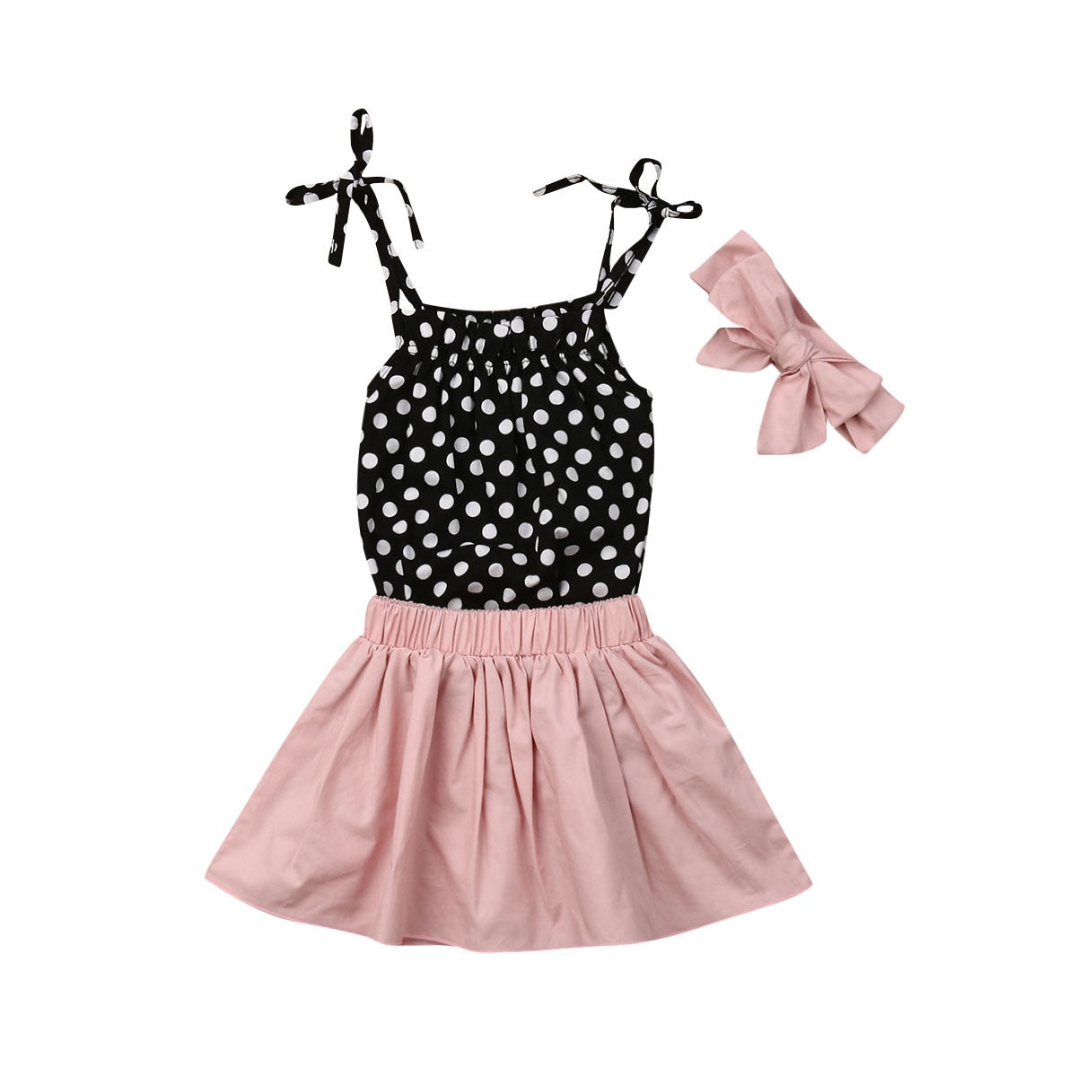 Cute Baby Girl 3-Piece Outfit Set
