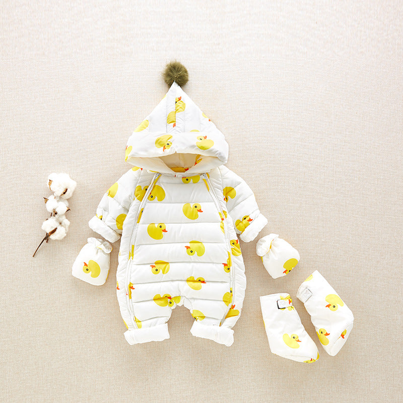 Little Snow Baby Down Onesie