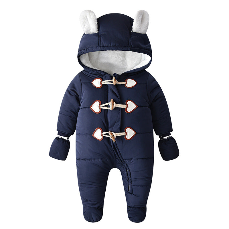 Aurora Frost Luxe Baby Snowsuit
