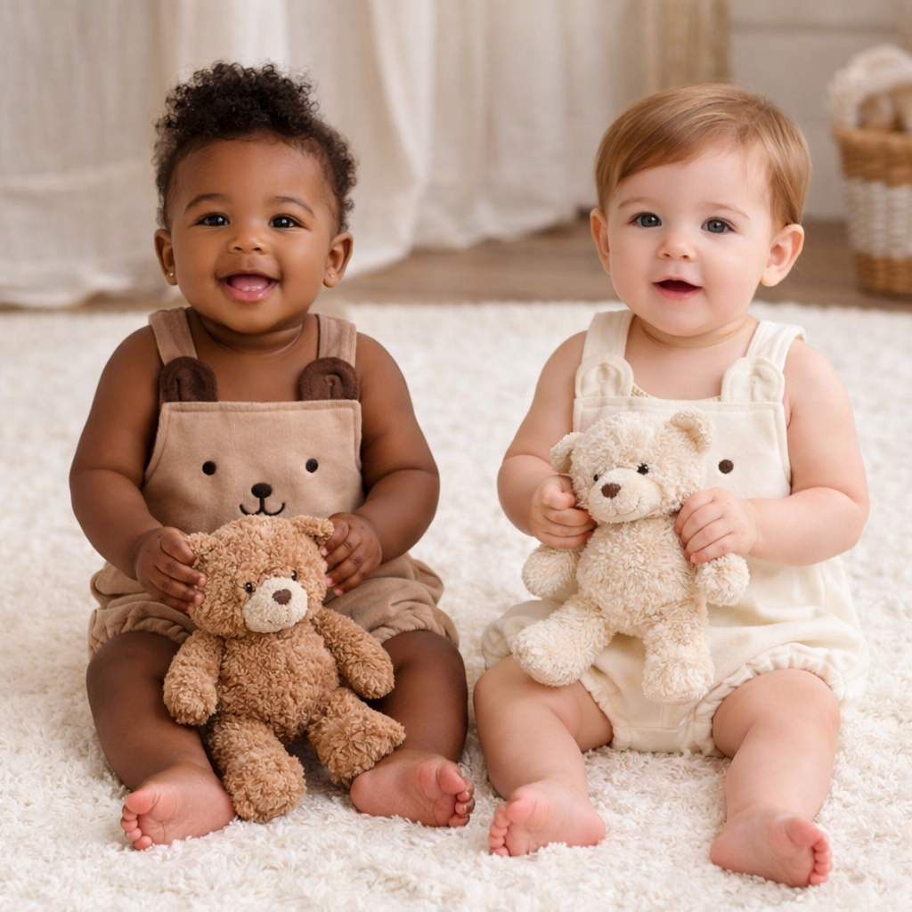 Little Bear Cotton Romper