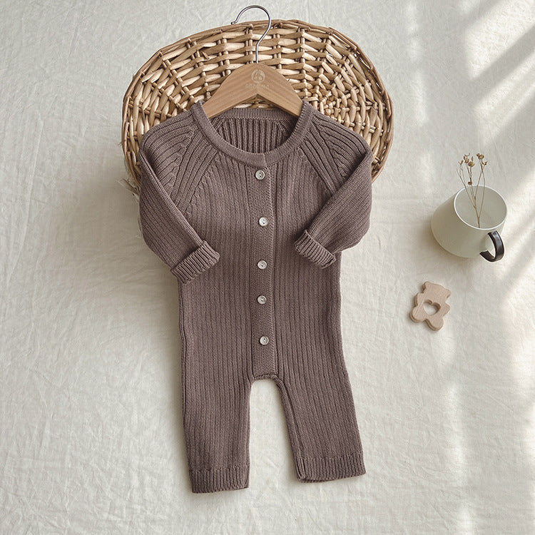 Little Bear Knit Baby Romper Set12345