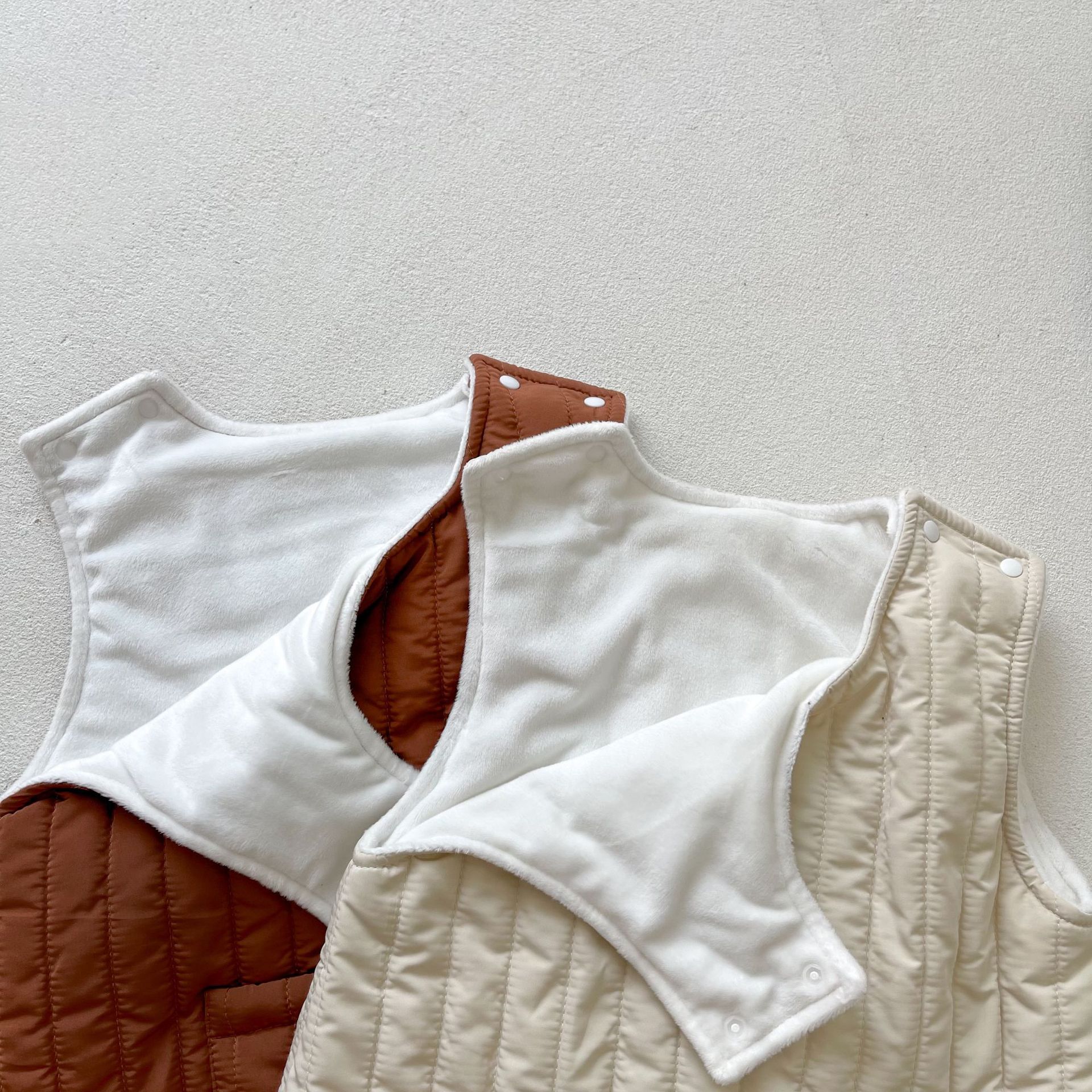 Little Bear Quilted Baby Jumpsuit | Warm Unisex Outfit