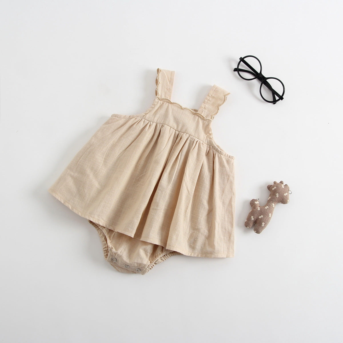 Princess Baby Suspender Romper Dress