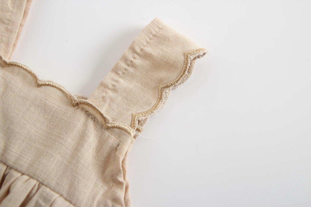 Princess Baby Suspender Romper Dress