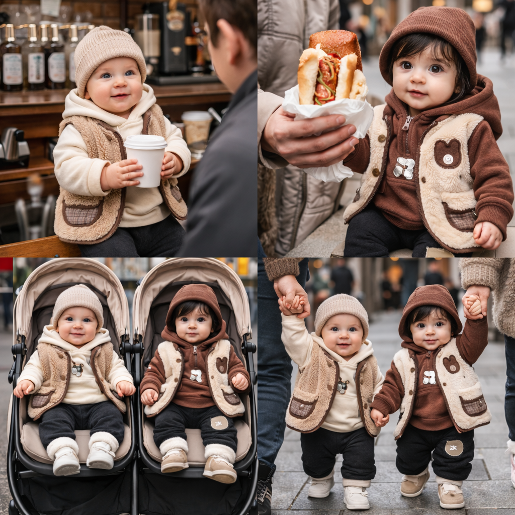 Snuggle Velvet Baby 3-Piece Set | Winter Outfit