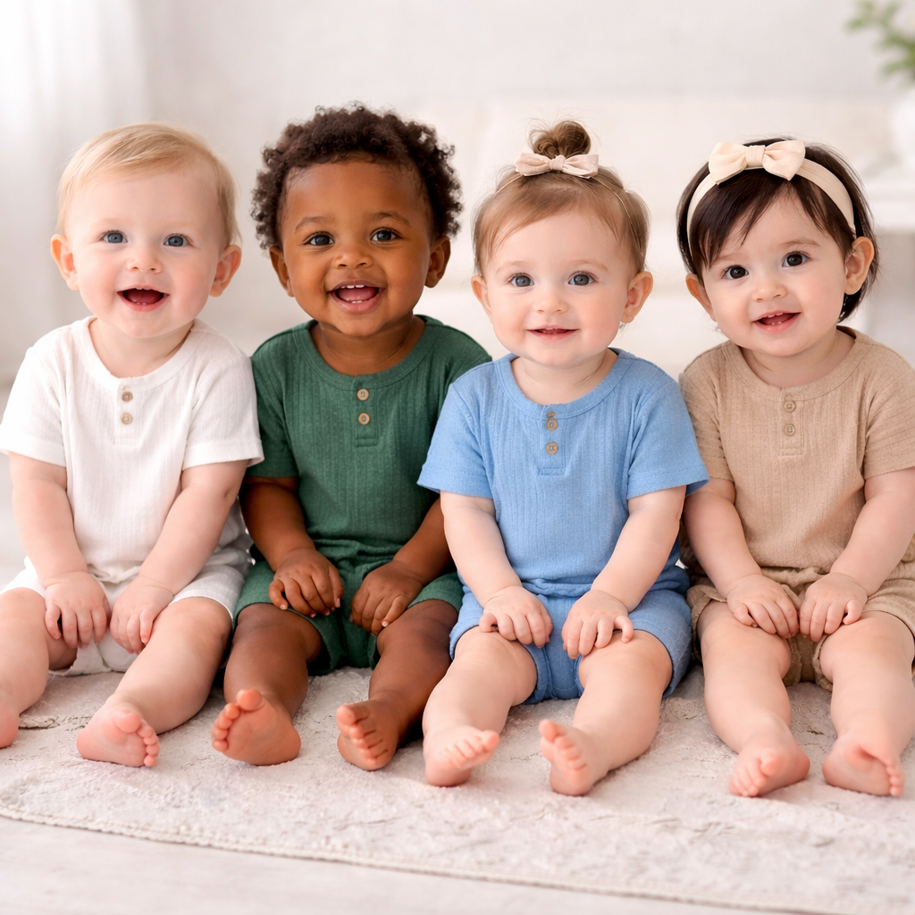 Sunny Days Organic Cotton Baby Set