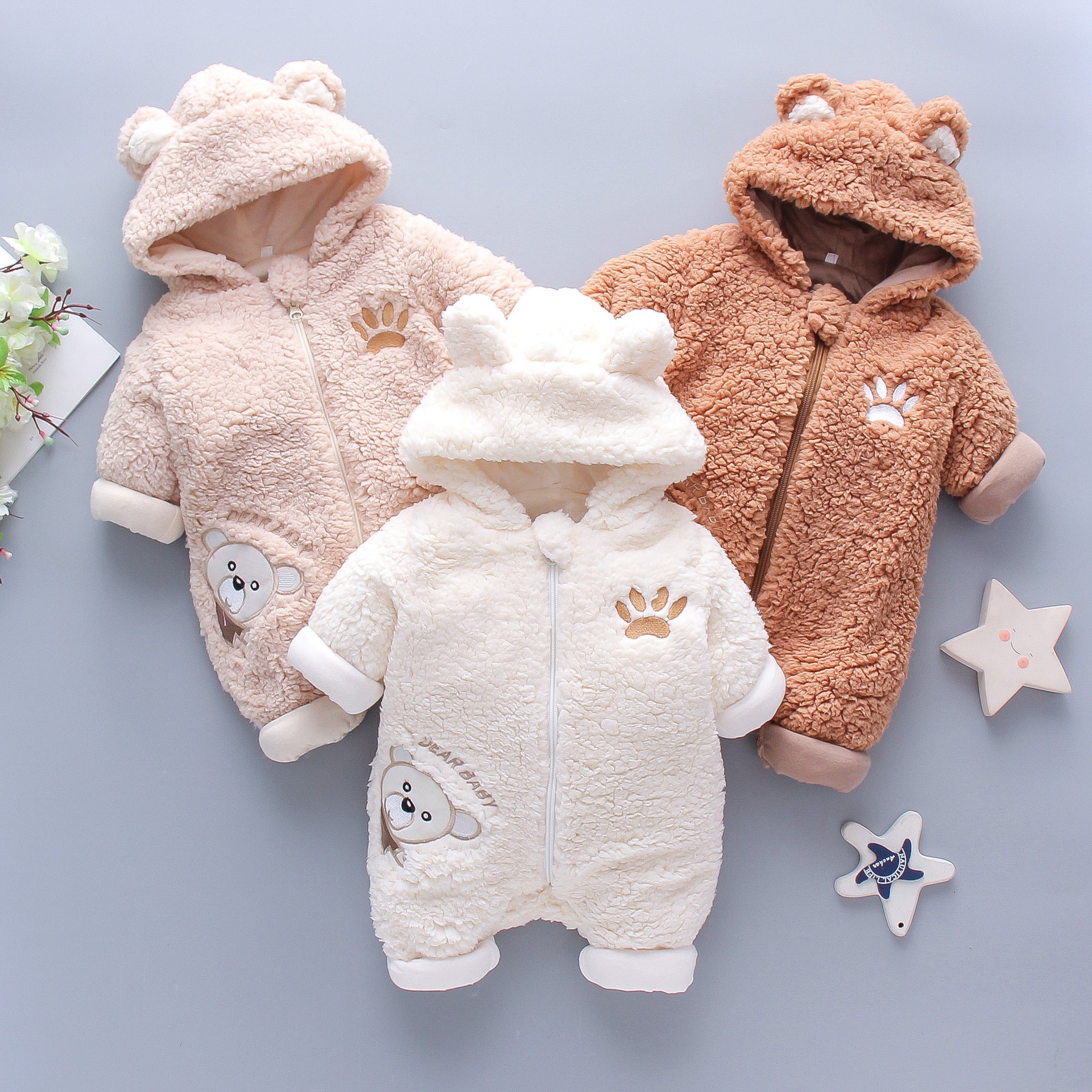 Winter Baby Cotton Romper for Boys & Girls