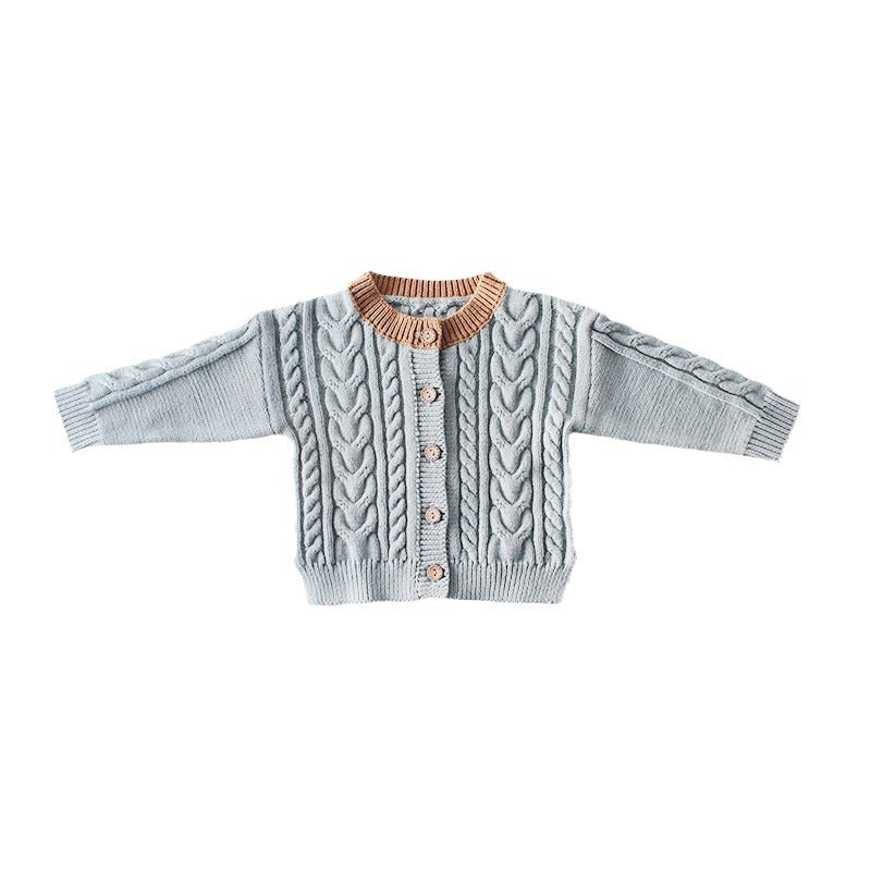 Classic Cable Knit Kids Cardigan