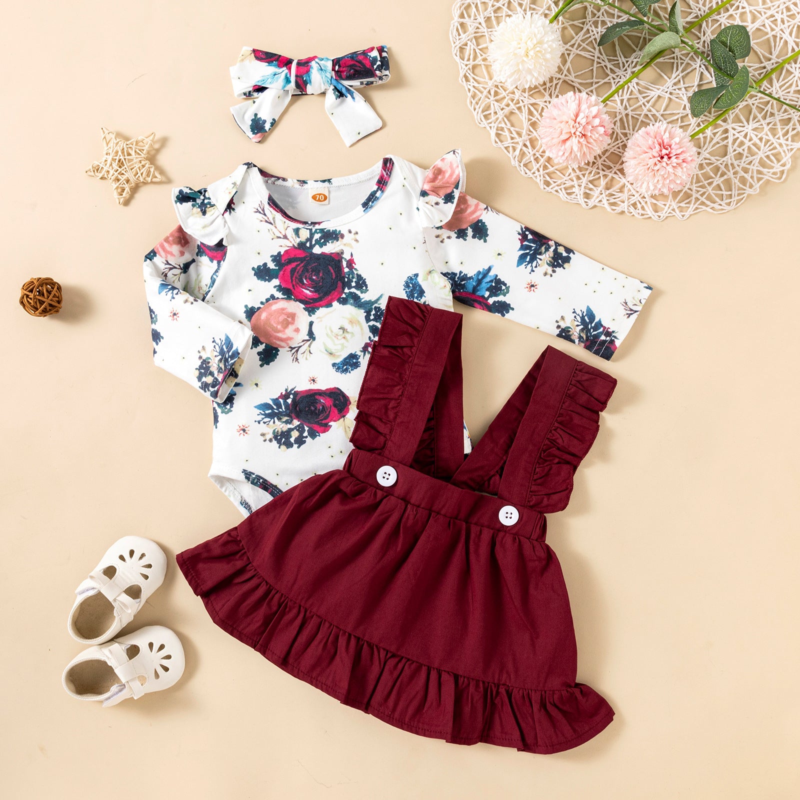 products/sweet-blossom-ruffle-romper-dress-set-girls
